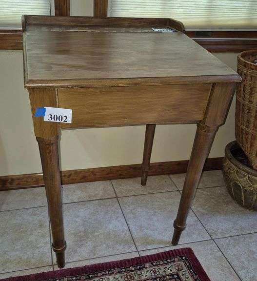 Vintage painted lift lid desk
