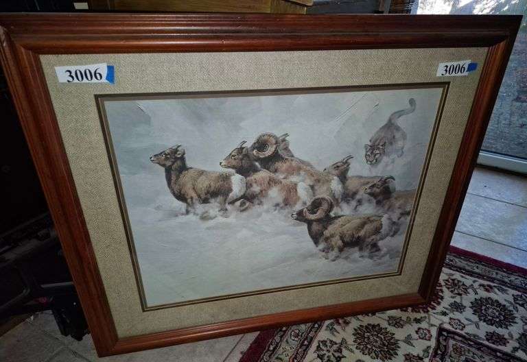 Artist signed framed limited edition Wildlife print