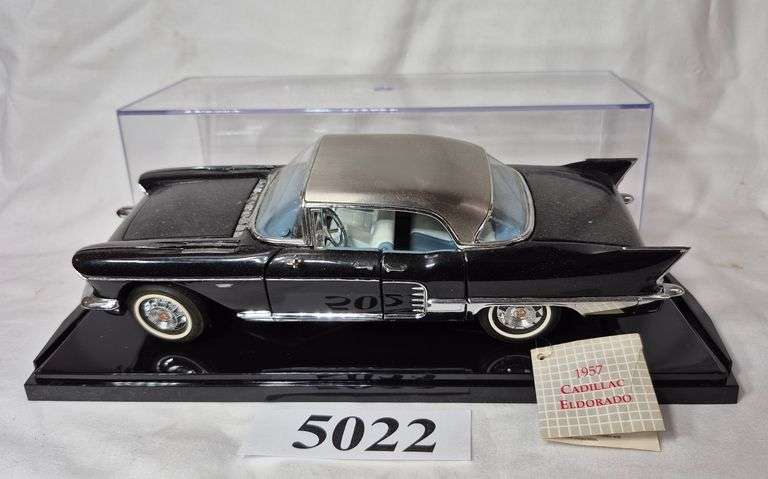 Franklin Mint Precision Models 1957 Cadillac El Dorado diecast car in display case