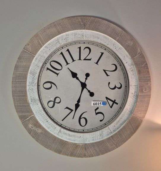 Large battery operated wall hanging clock