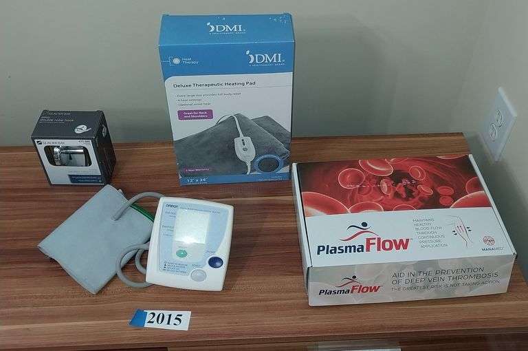 Plasma flow, Deluxe therapeutic Heating pad, double robe hook, blood pressure monitor
