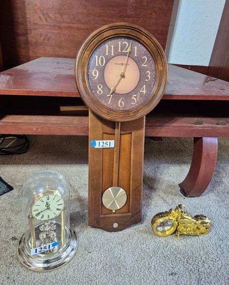 HOWARD MILLER BATTERY WALL CLOCK INSTRUCTIONS visual data 5