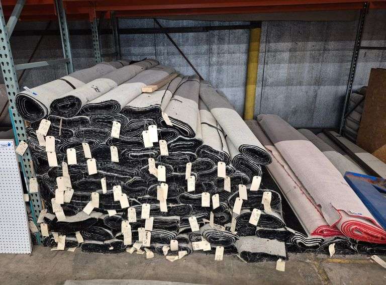 Carpet rolls, 10 ft. Wide