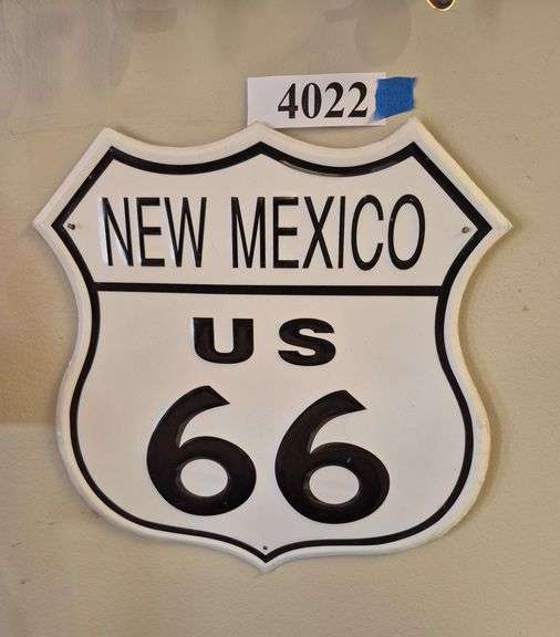 Metal New Mexico Route 66 wall hanging
