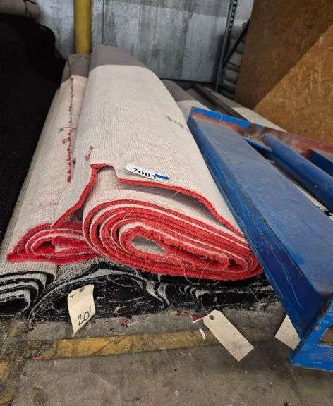 Carpet rolls, 10 ft. Wide