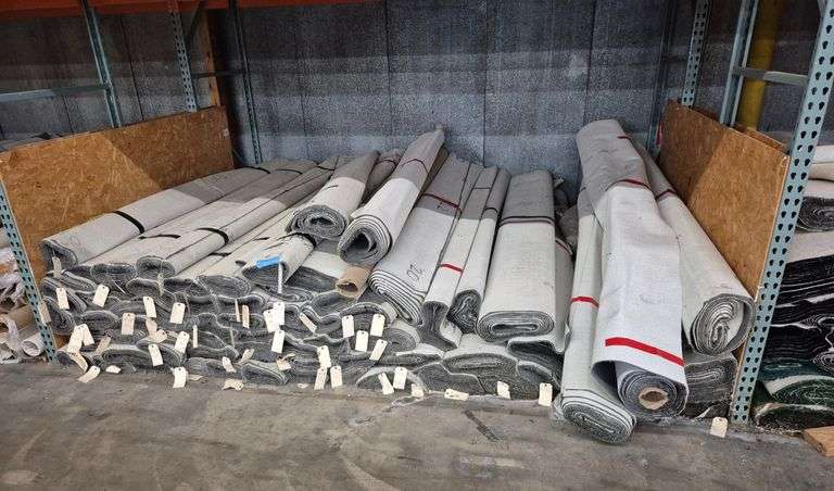 Carpet rolls, 10 ft. wide