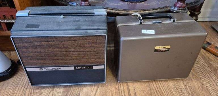 Bell & Howell and Argus movie projectors