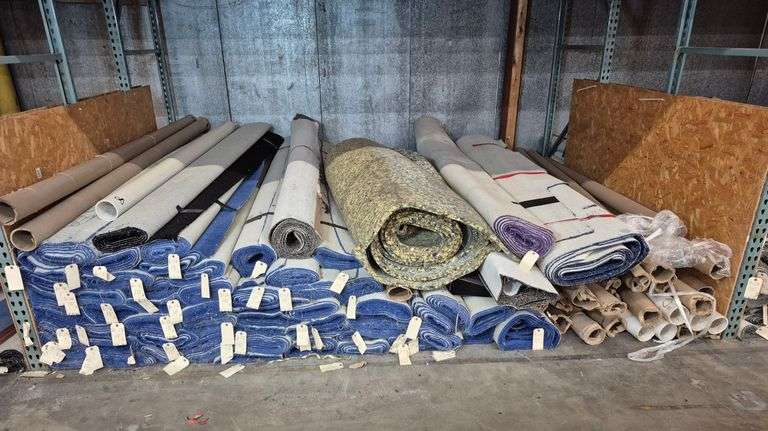Carpet rolls, 10 ft. wide
