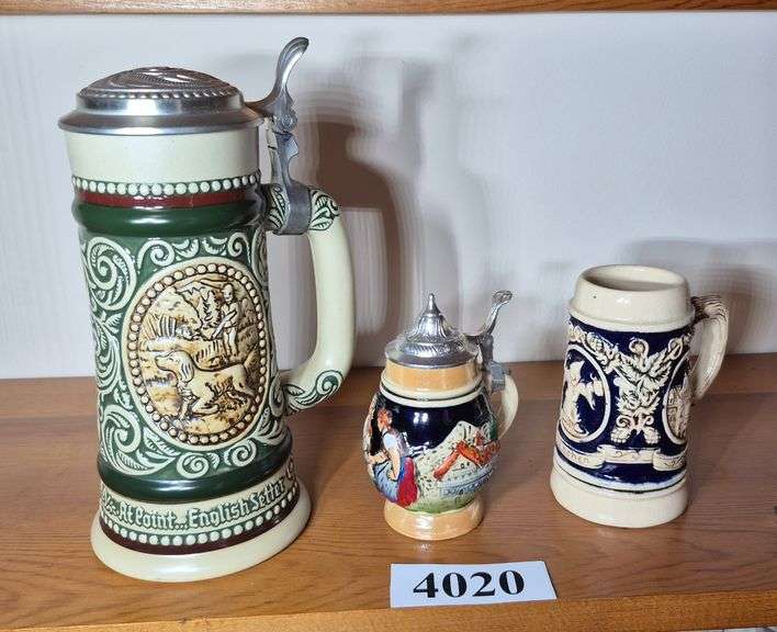 Beer steins, mug