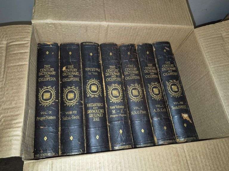 Set of 1902 dictionary / encyclopedias