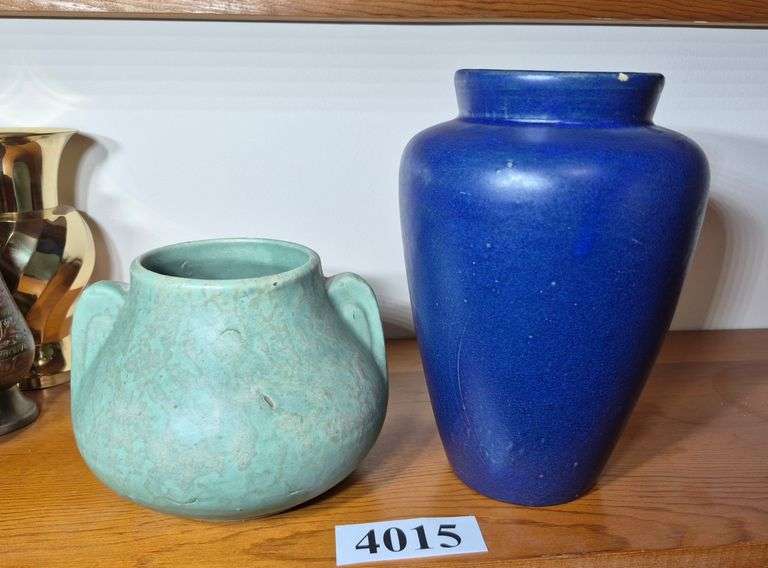 Two pottery vases