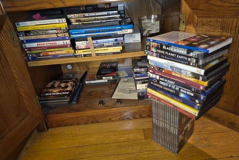 DVDs, VHS tapes