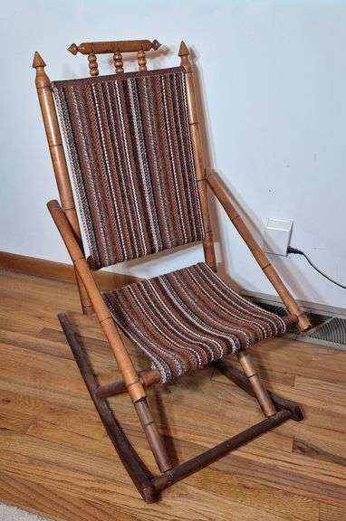 Antique sewing rocker