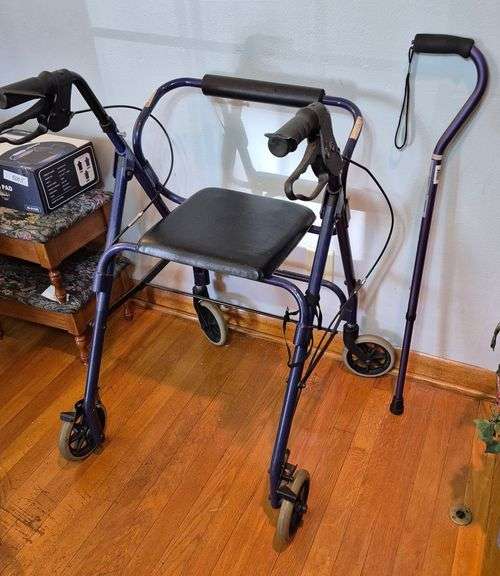 Folding Rollator walker, cane, folding Walker with front wheels