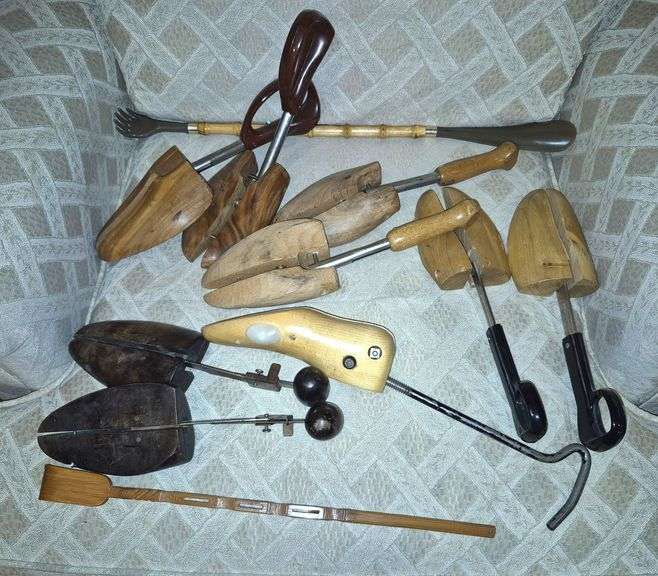 Shoe stretchers, back scratchers