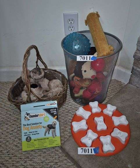 Pet toys and other pet items