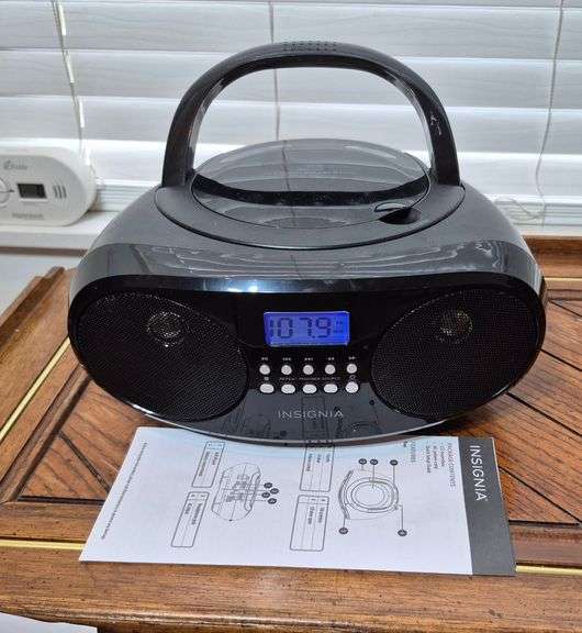 Insignia CD Boombox with manual