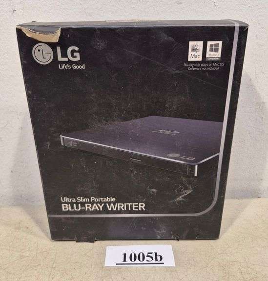 LG ultra slim portable Blu-ray writer in box