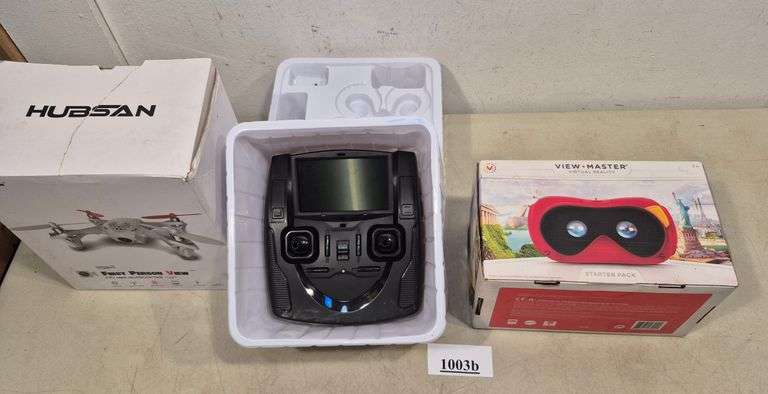 Viewmaster virtual reality goggles unused in box, controller only for FPV mini quadcopter drone