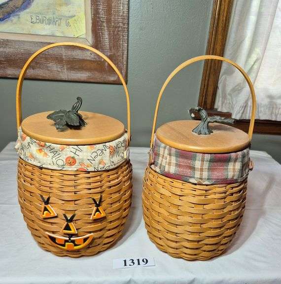 Two Longaberger baskets