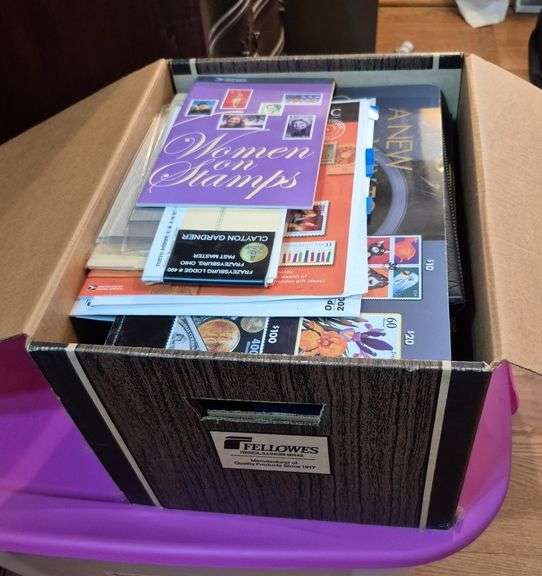 Stamps and stamp collecting items including two complete celebrate the ...