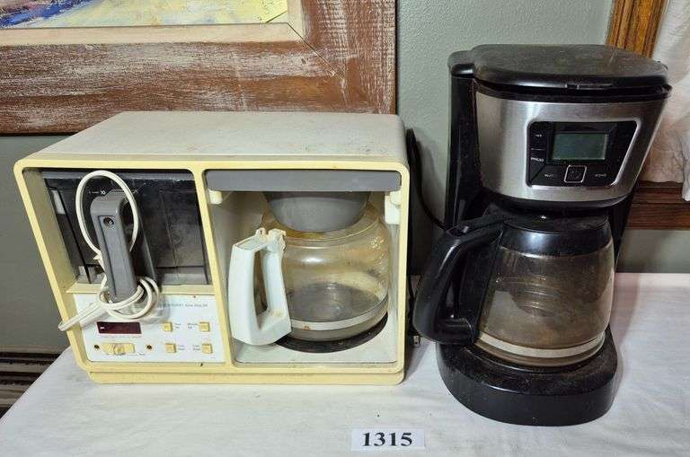 Two coffee makers