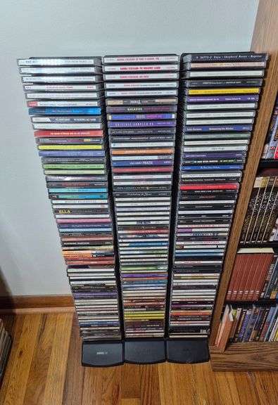 CDs, 3 CD racks