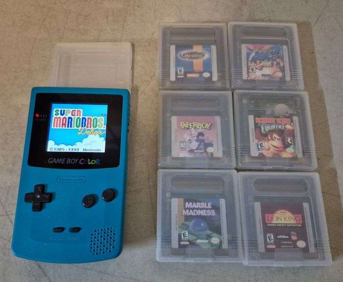 Nintendo Game Boy Color, seven games