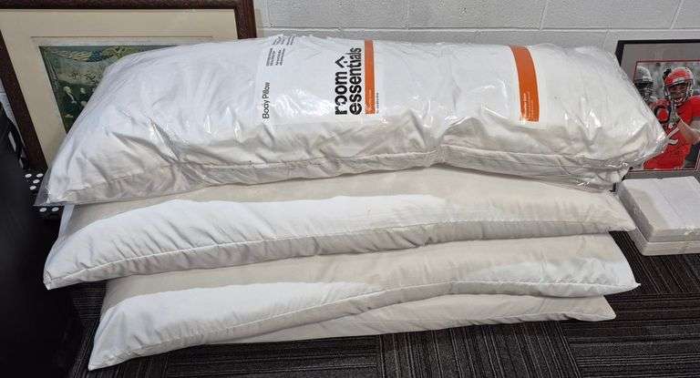 Four body pillows
