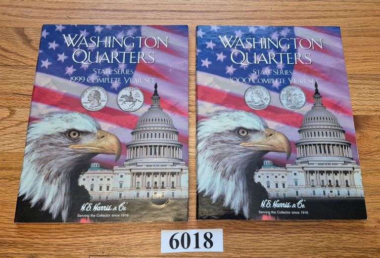 1999 and 2000 Washington Quarters State series complete year sets
