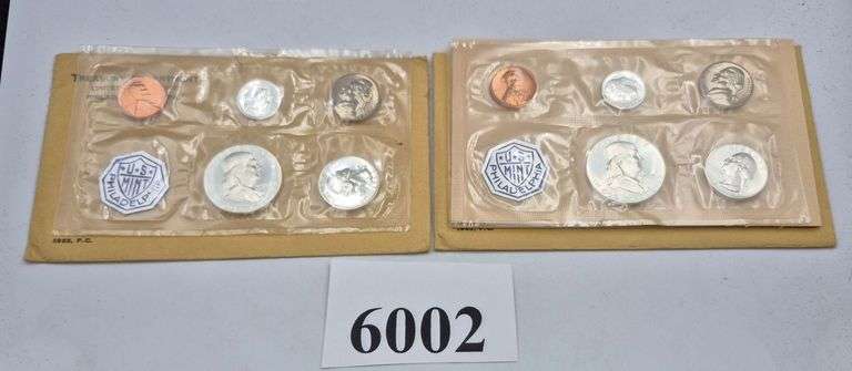 Two 1963 PC United States Mint Proof Sets in envelopes