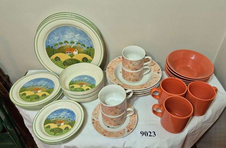 Partial dinnerware sets