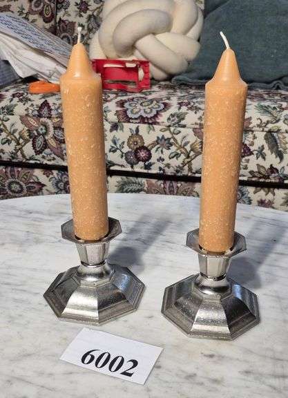 Candle holders, candles