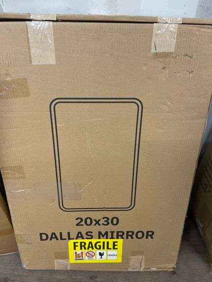 Arcus Home 20 x 30 inch Gold Rectangular Mirror Bathroom Mirror for Wall Vanity Mirror Metal Frame R