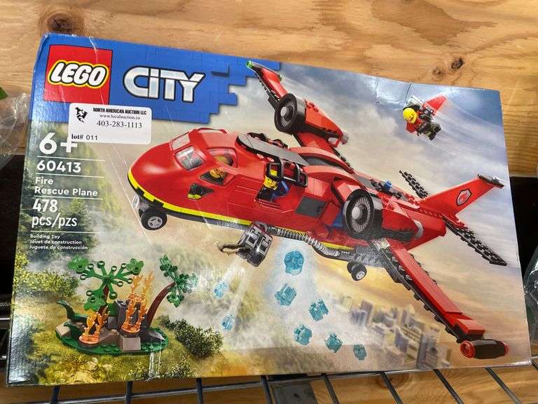 LEGO CITY FIRE RESCUE PLANE 478PCS.