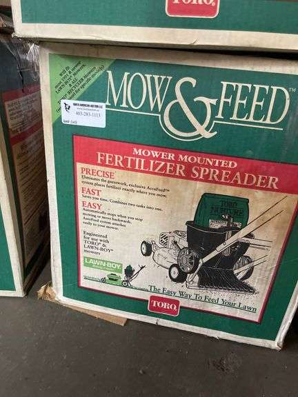 MOW AND FEED SPREADER