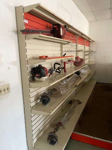 FULL RETAIL COUNTER AND BEHIND DISPLAY