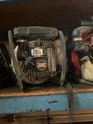 SHELF OF BACKPACK BLOWERS UNKNOWN CONDITION