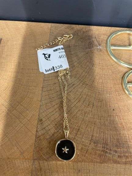 BLK/GLD NECKLACE