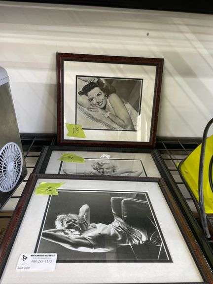 3PCS. CELEBRITY PRINTS