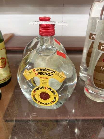 PECSETES BARACK APRICOT LIQUOR 750M EA. 2 BOTTLES