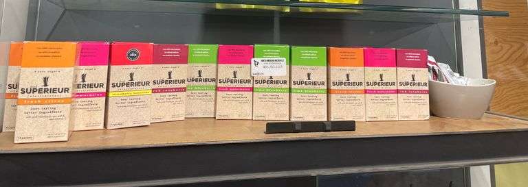 SHELF OF ASSORT. FLAVOURED DRINK SUPERIEUR ELECTROCLIYTES 42G PER BOX