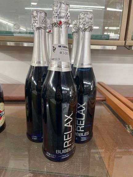 RELAX BUBBLES DRY SEC 750ML EA. 5 BOTTLES