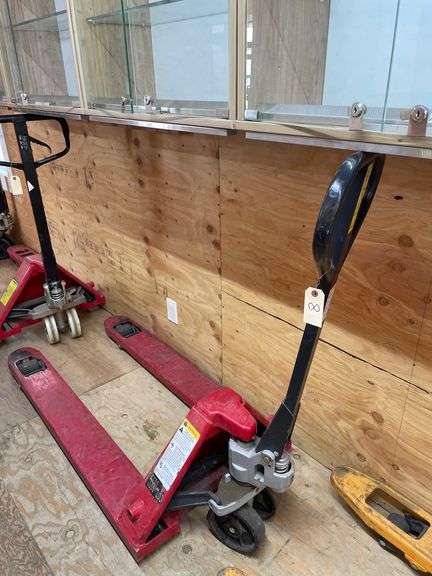 RED PALLET JACK (WHITE STICKER)
