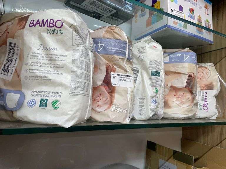 SHELF OF BABMO NATURE ECO FRIENDLY TRAINING PANTS/DIAPERS