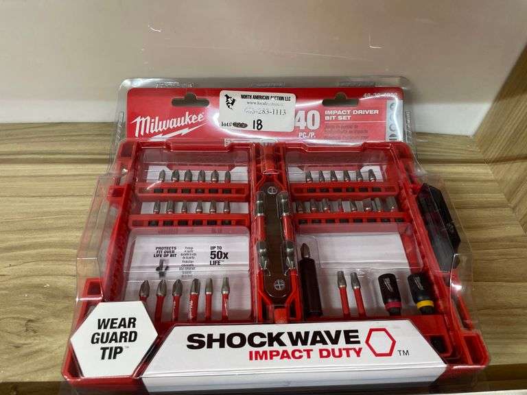 MILWAWKEE 40PC. IMPACT DRIVER BIT SET