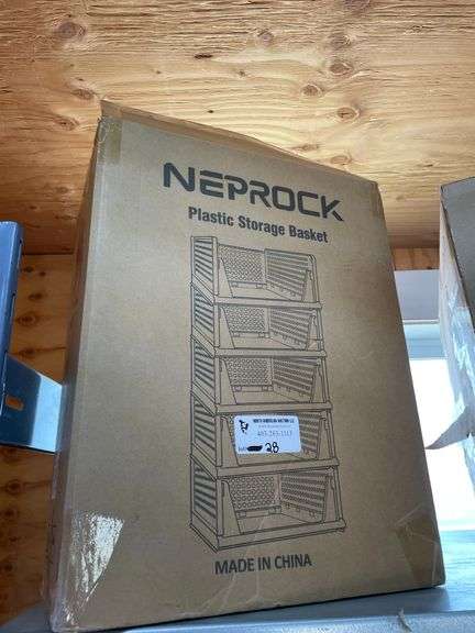 PLASTIC STORAGE BASKET