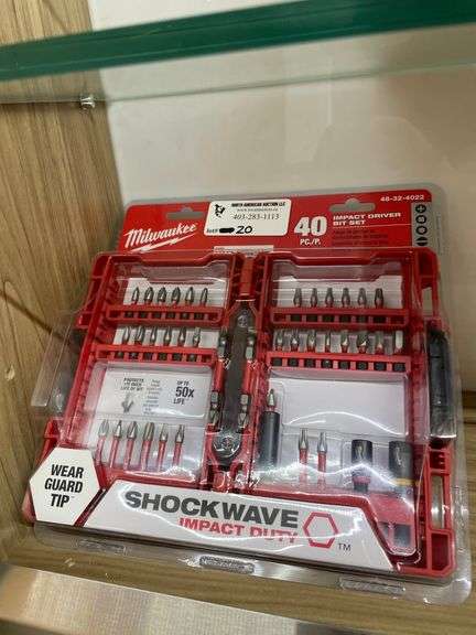 MILWAWKEE 40PC. IMPACT DRIVER BIT SET
