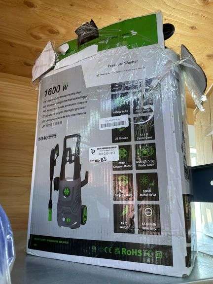 1600W HEAVY DUTY PRESSURE WASHER