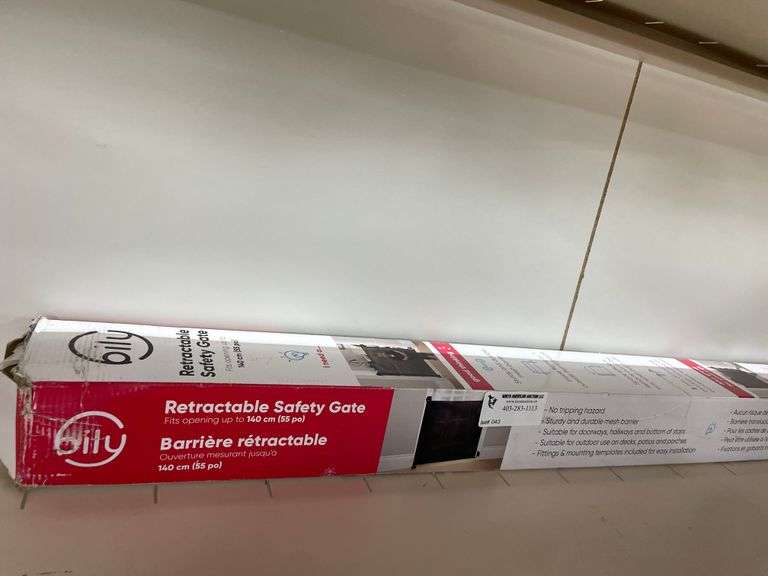 BILY RETRACTABLE SAFETY GATE UP TO 55''